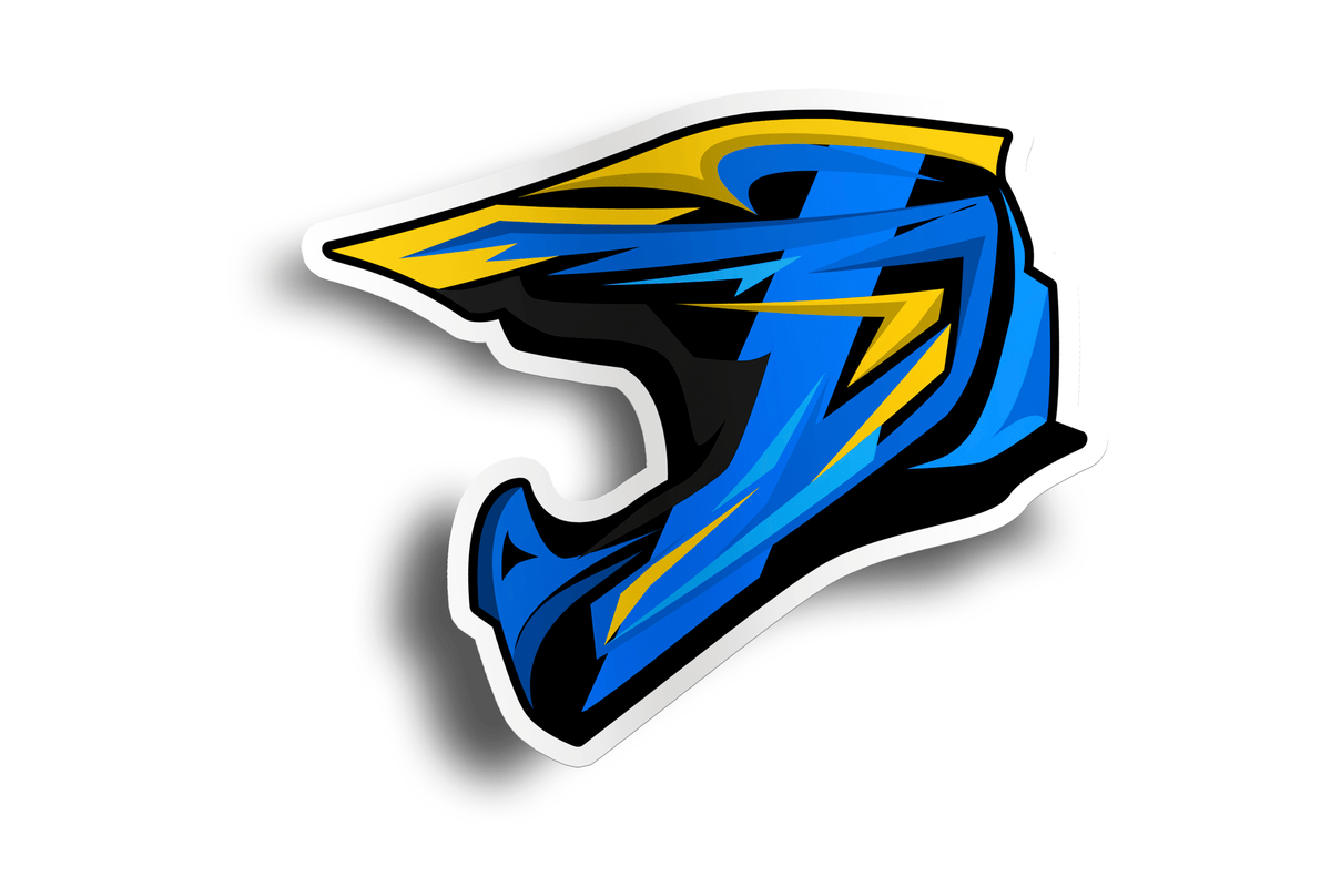 Set Of 5 Motocross Dirt Bike Helmet Decal Kit Sticker Sheets #Su-501 - Foto 4