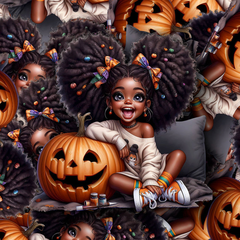 Boo-tiful Black Girl Halloween Stickers