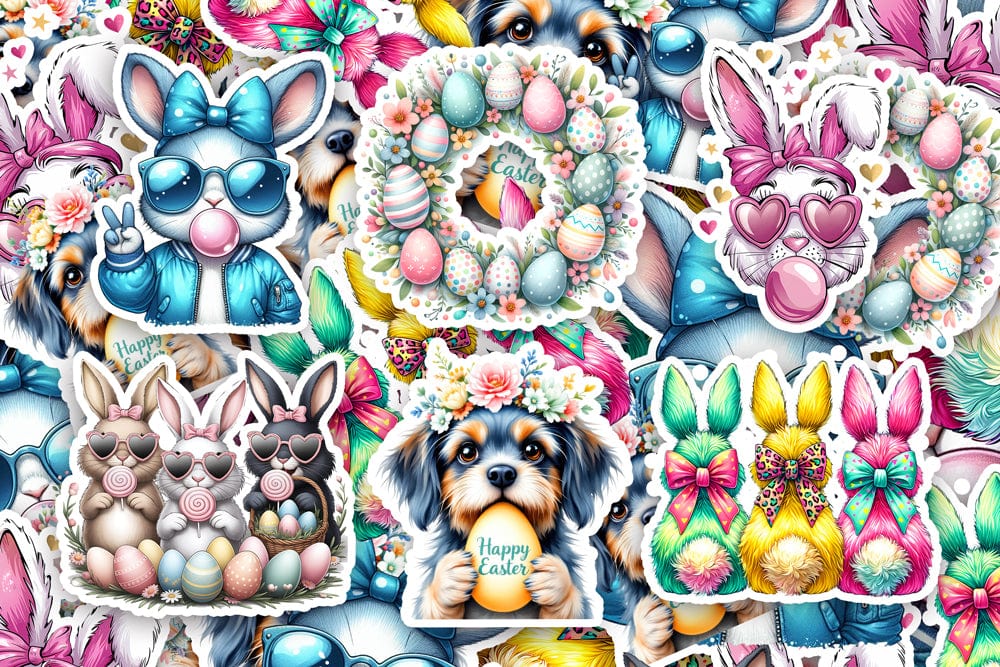 2025 Easter Sticker Collection