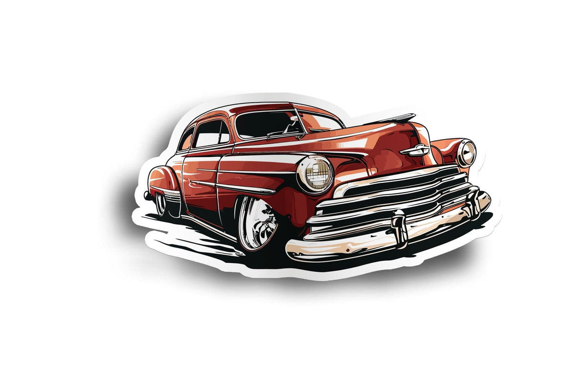 50s Low Rider Car Decal – Piggy Print Stickers