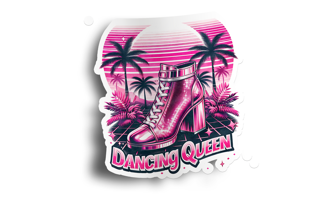 70s Dancing Queen Sticker