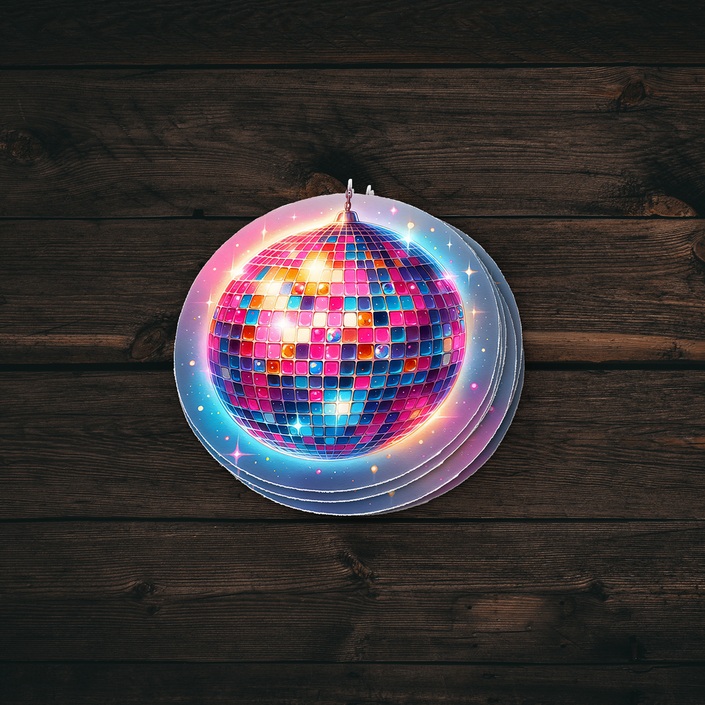 70s Disco Ball Sticker