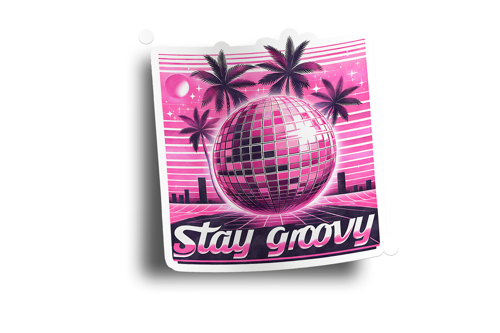 70s Stay Groovy Sticker