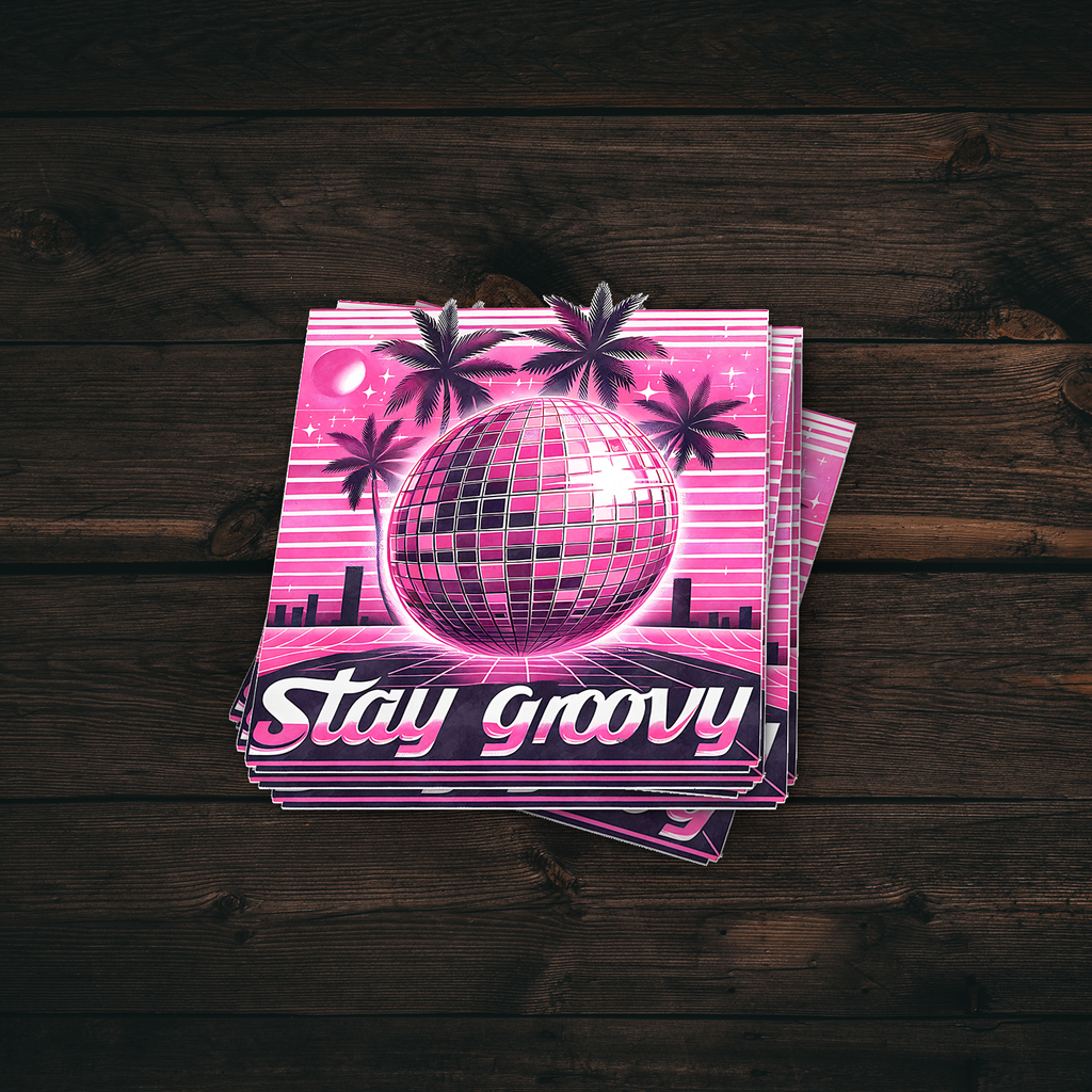 70s Stay Groovy Sticker