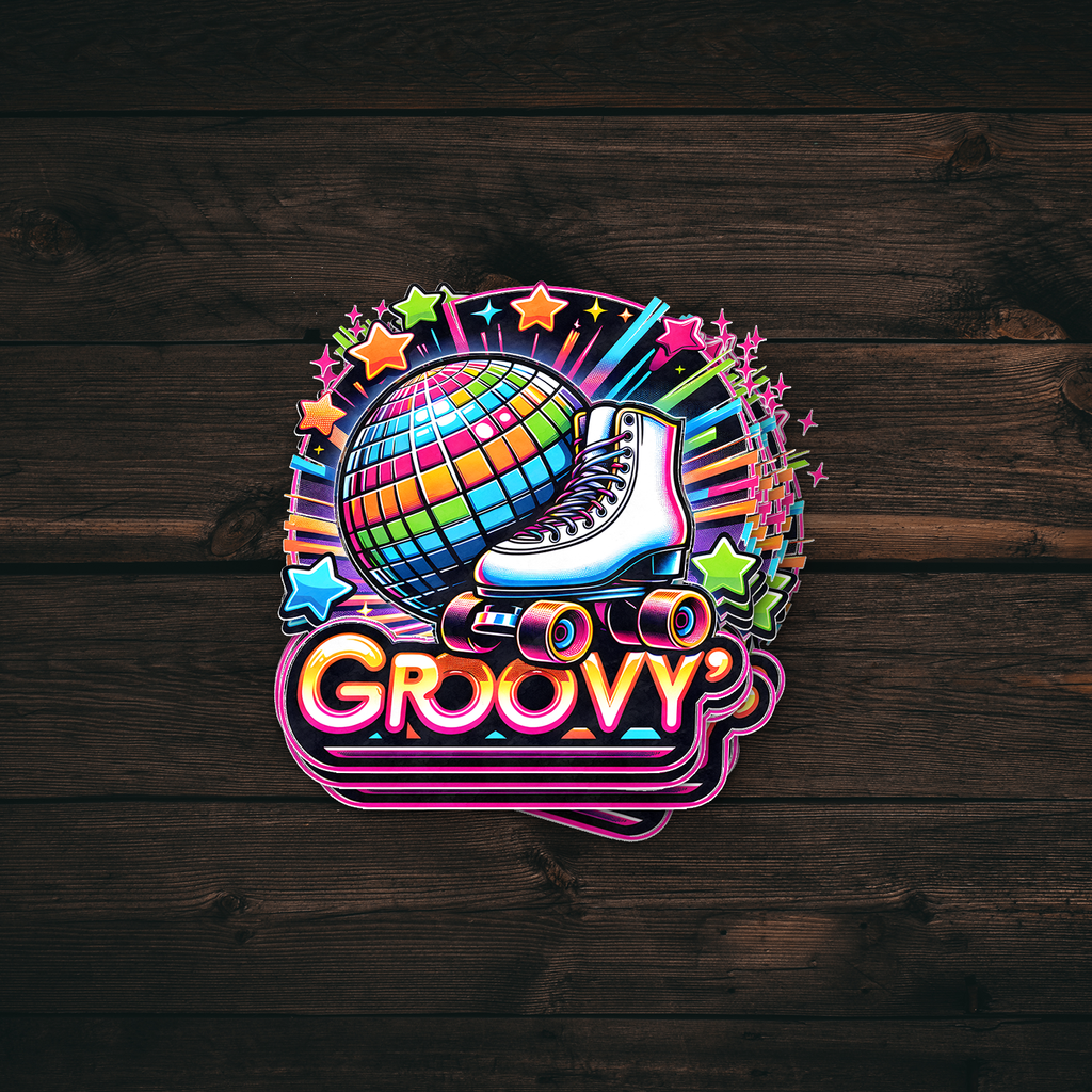 70s Groovy Retro Sticker