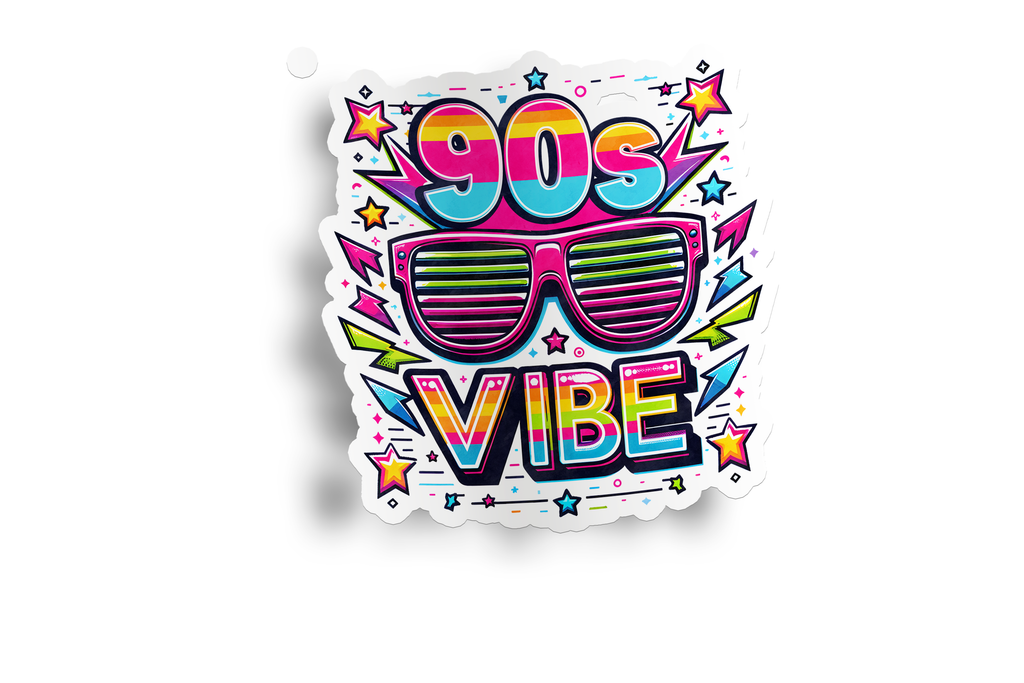 90s Vibe Retro Sticker