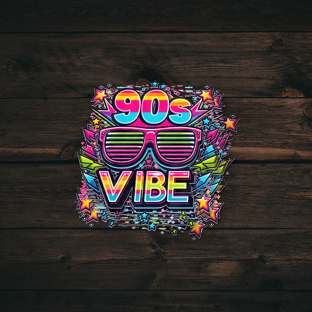 90s Vibe Retro Sticker