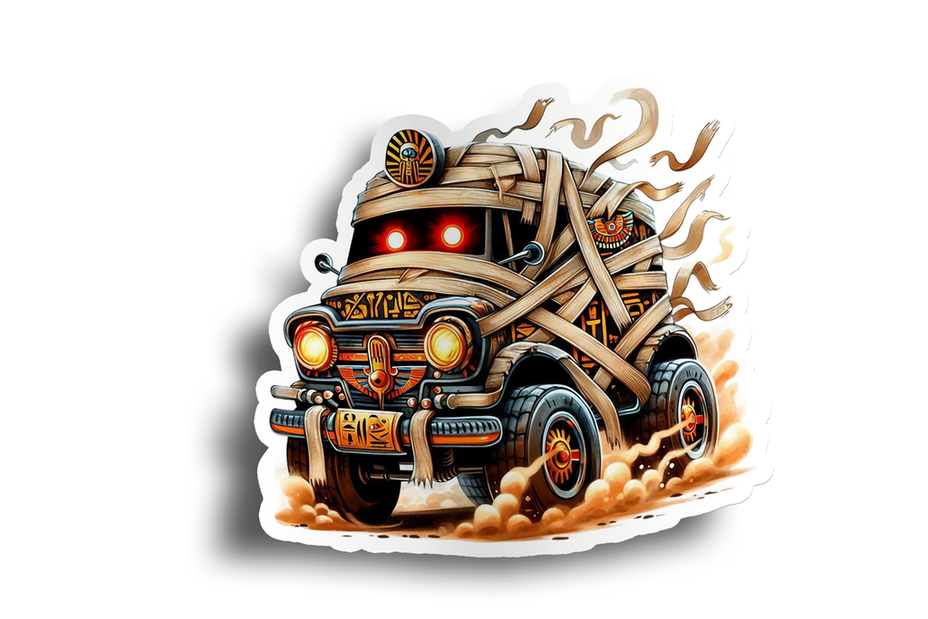 Mummies Monster Truck Sticker