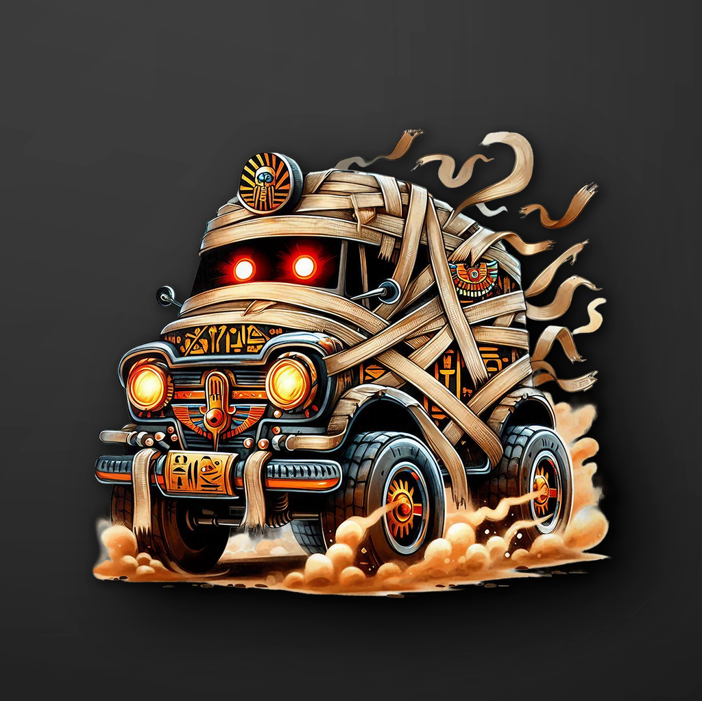 Mummies Monster Truck Sticker