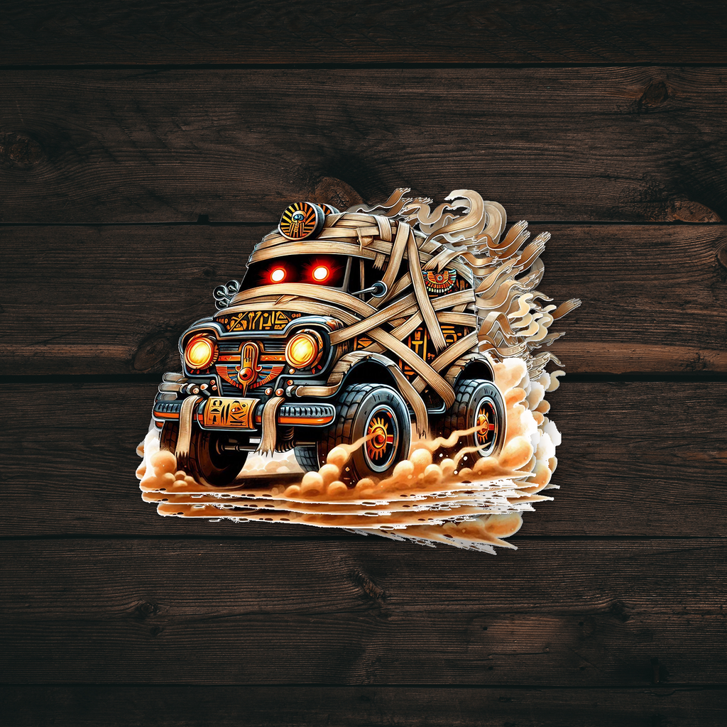 Mummies Monster Truck Sticker