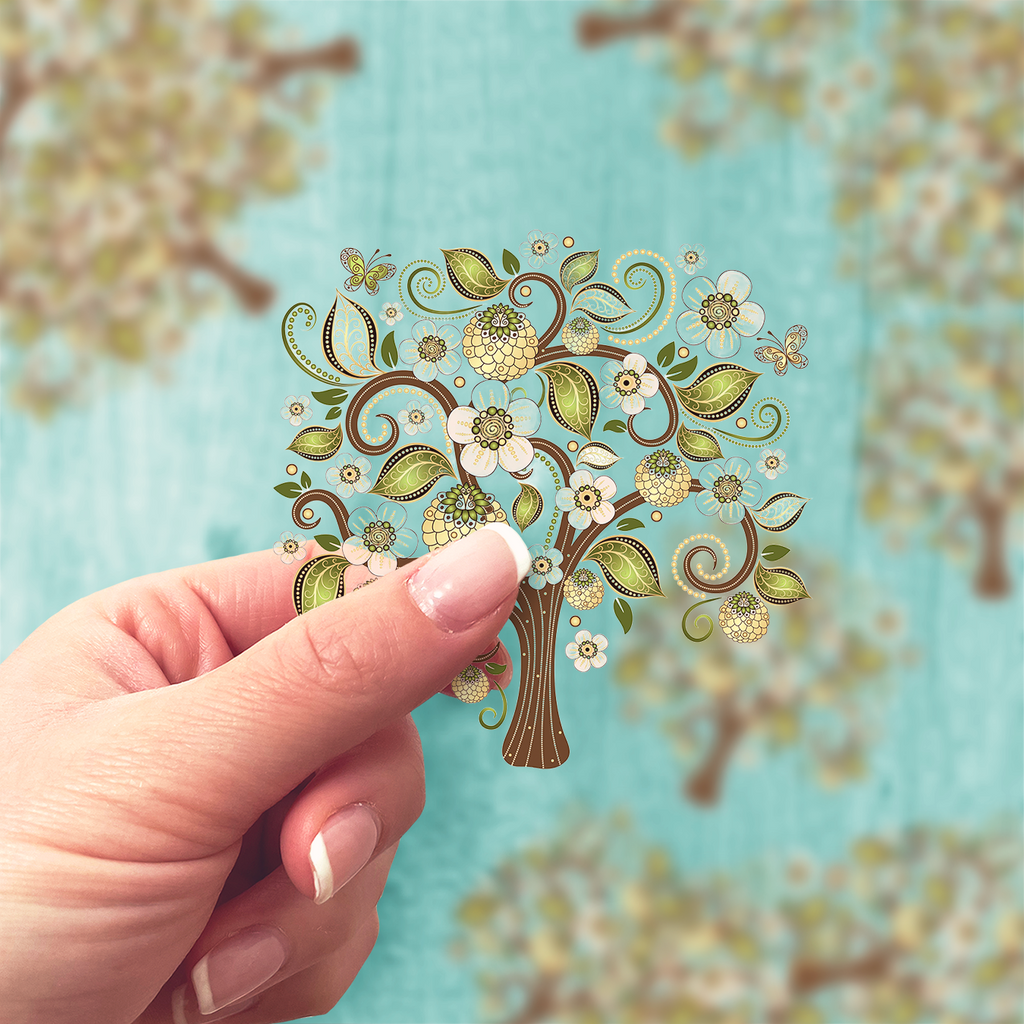 Acorn Tree Sticker