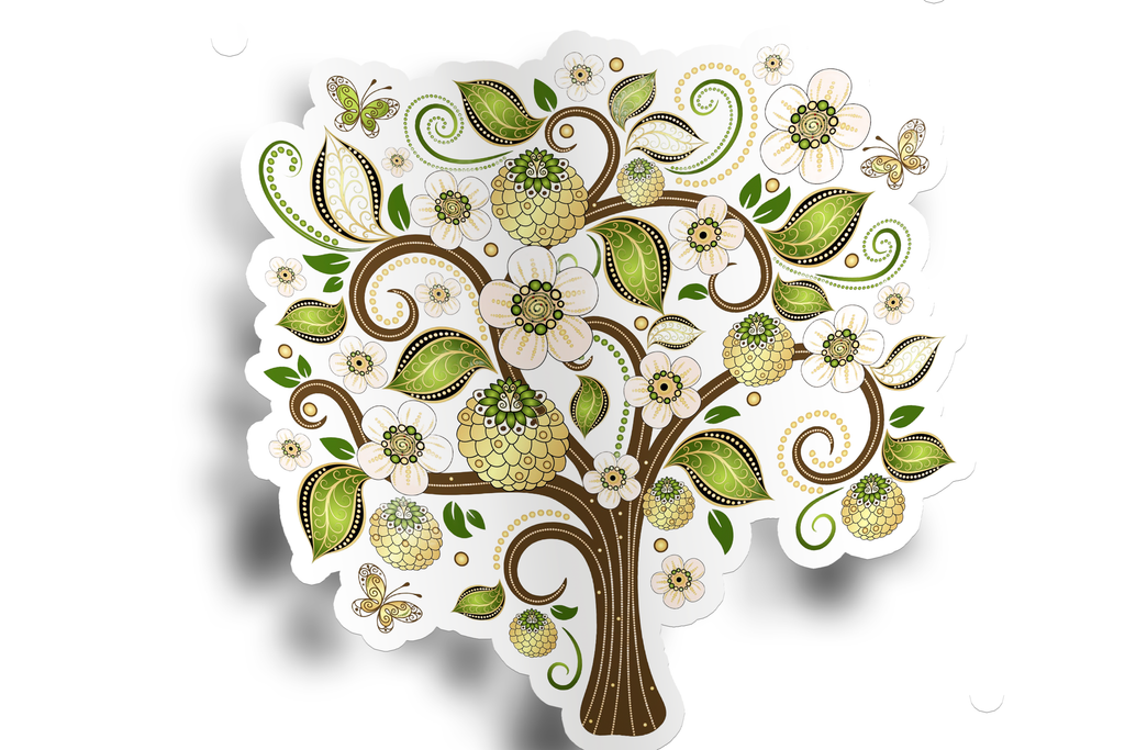 Acorn Tree Sticker