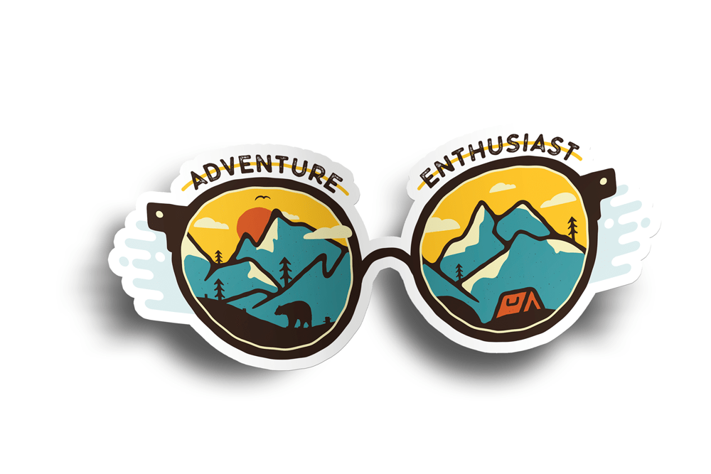 Adventure Outdoor Camping Sticker