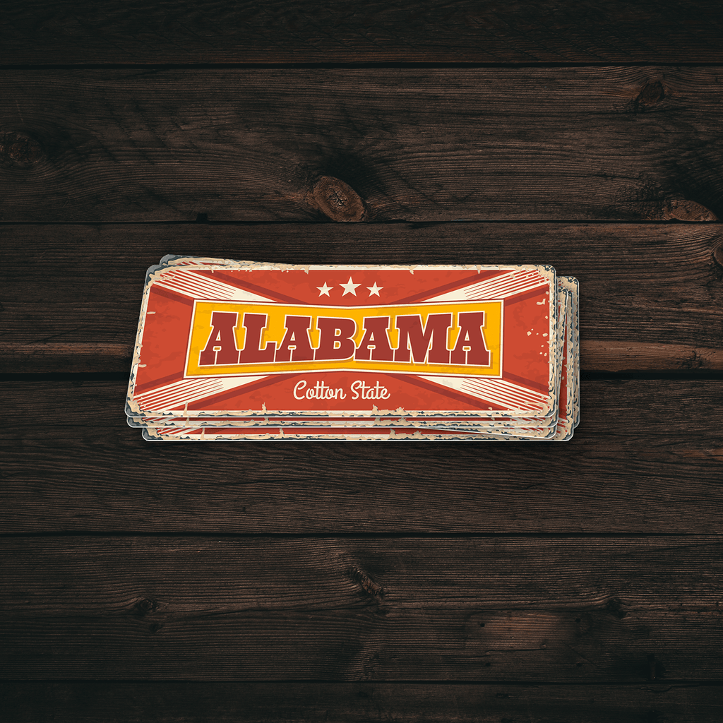 Alabama State Vintage Sticker