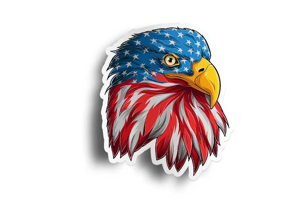 American Bald Eagle Sticker