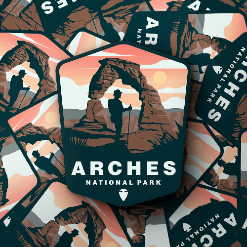 Arches National Park Sticker