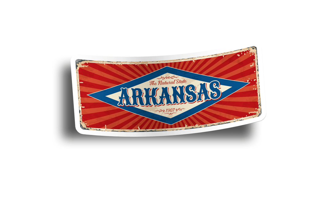 Arkansas State Vintage Sticker