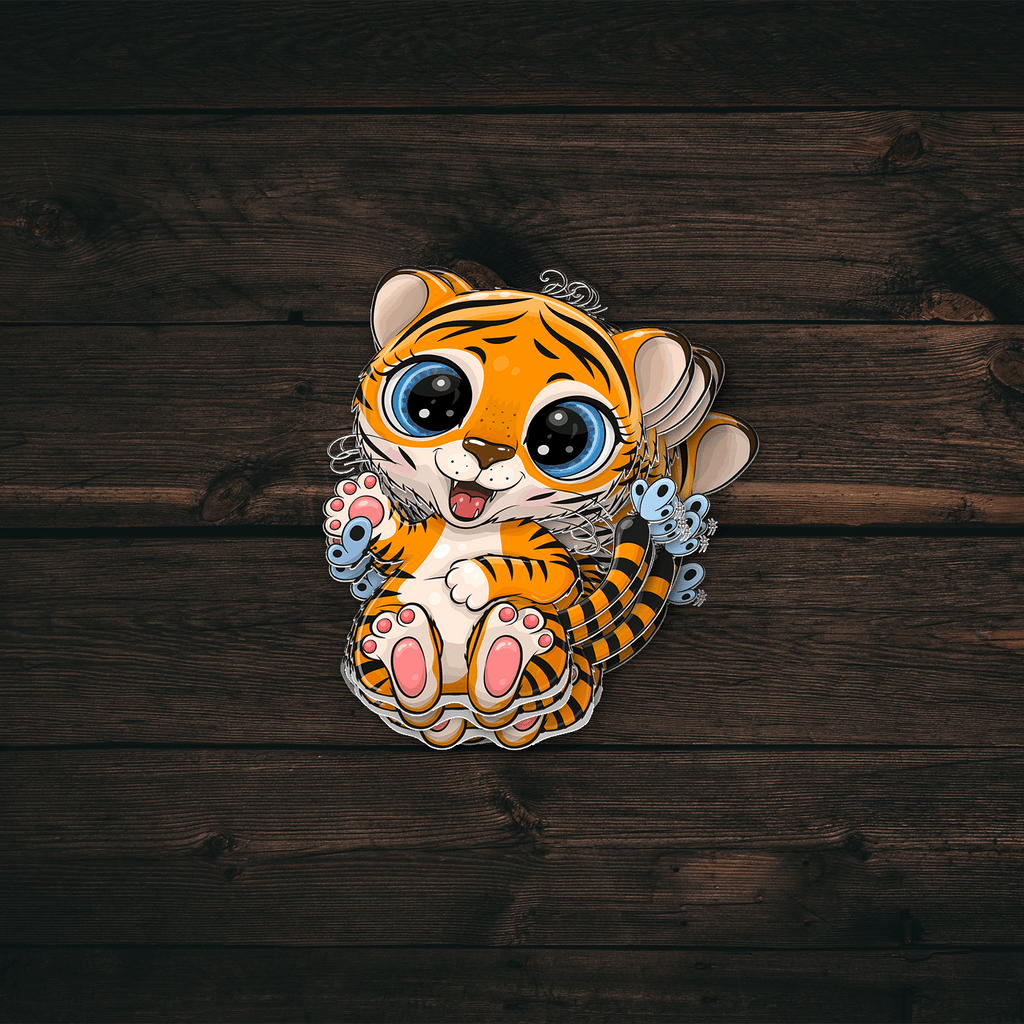 Cute Baby Tiger Sticker