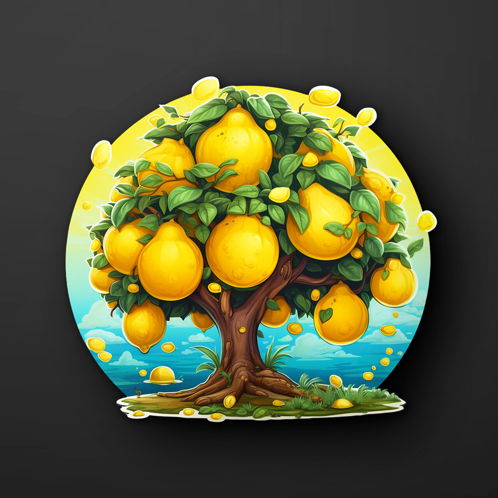 Big Lemon Tree Sticker