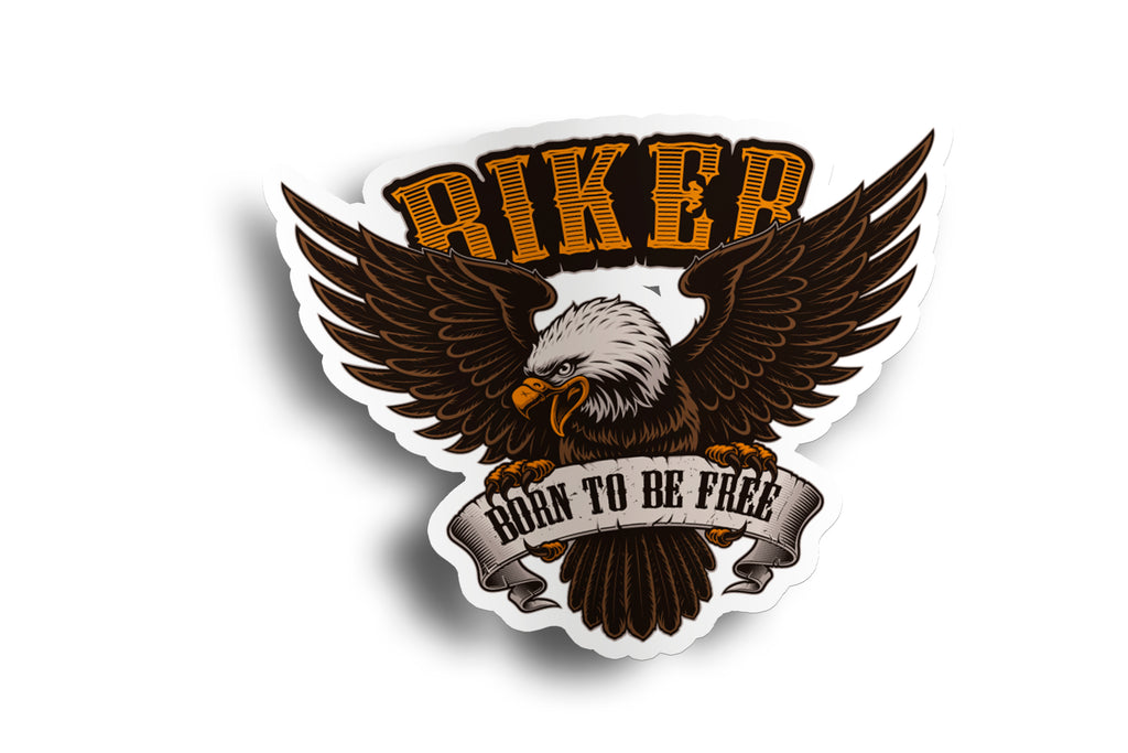 Biker Eagle Sticker