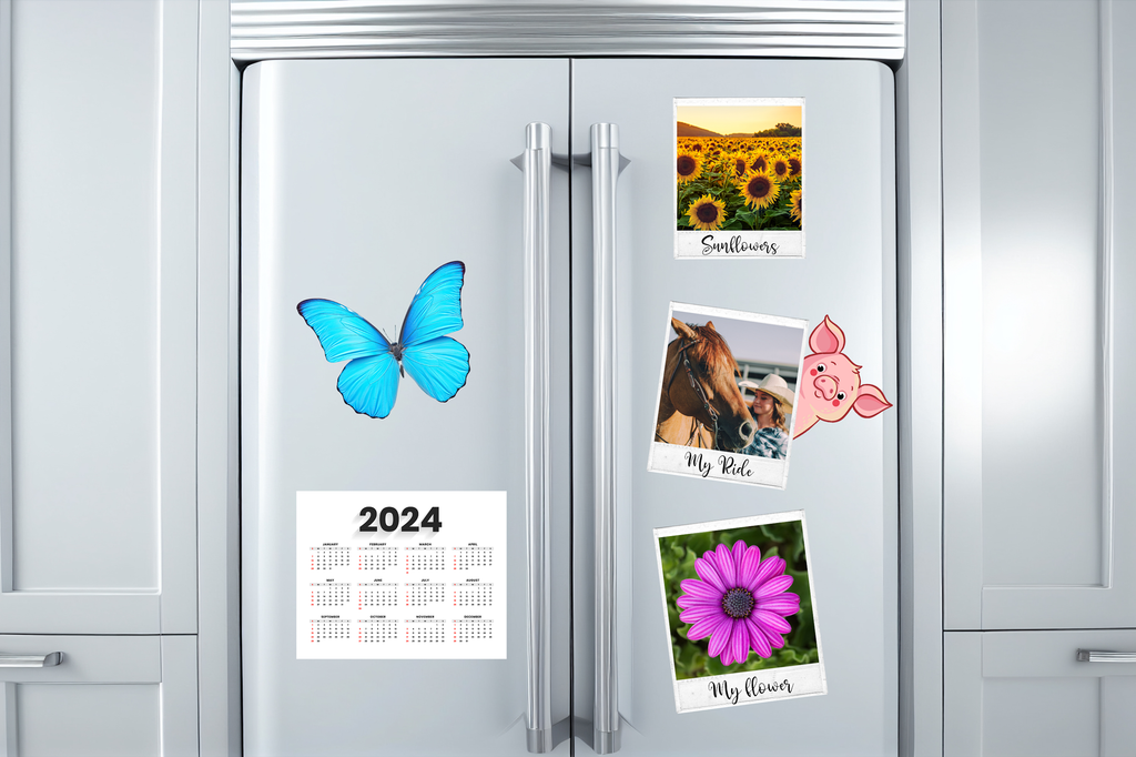 Blue Morpho Butterfly Magnet