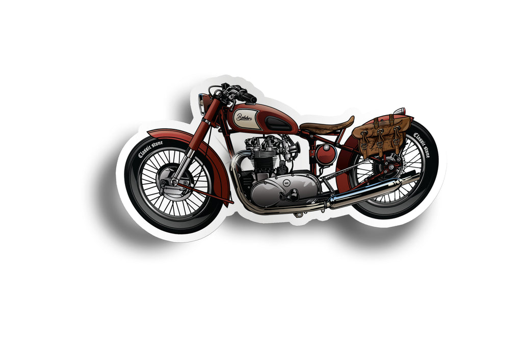 Bobber Motorcycle Sticker