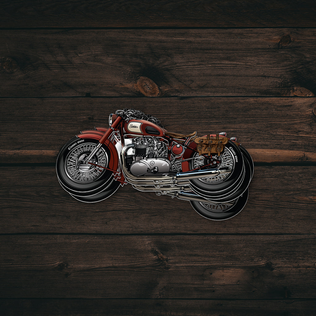 Bobber Motorcycle Sticker