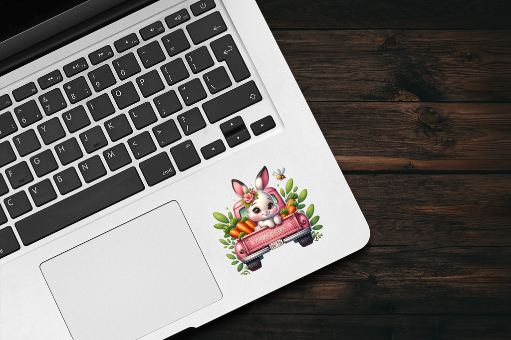 Bunny Carrot Truck Sticker