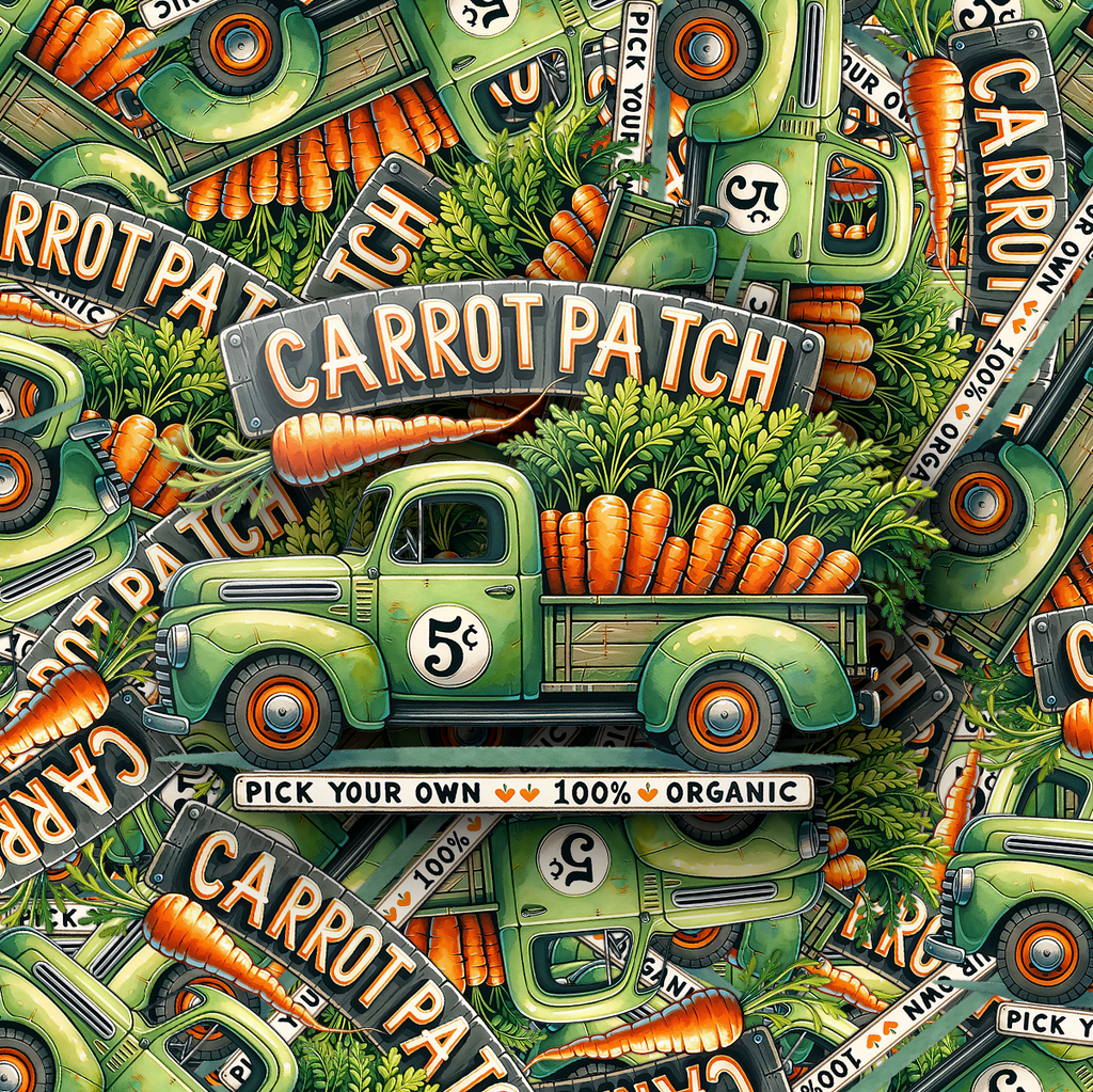 Carrot Patch Truck Sticker