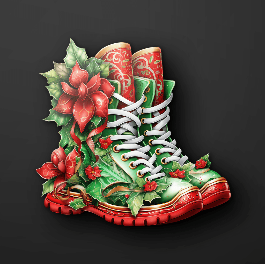 Christmas Boots Sticker