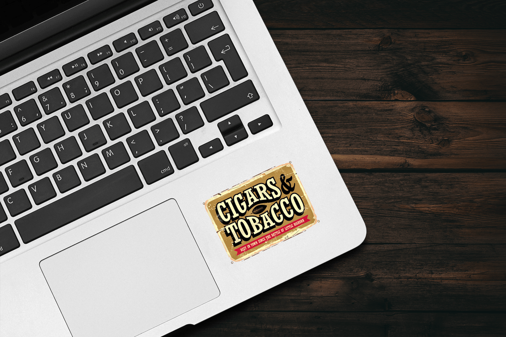 Cigar and Tobacco Vintage Sticker