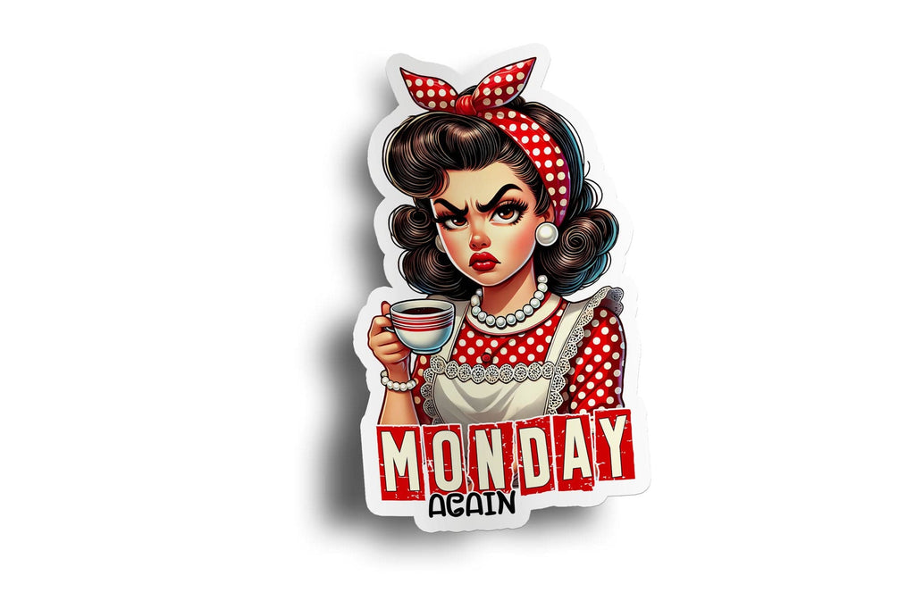 Coffee Monday Again Sticker