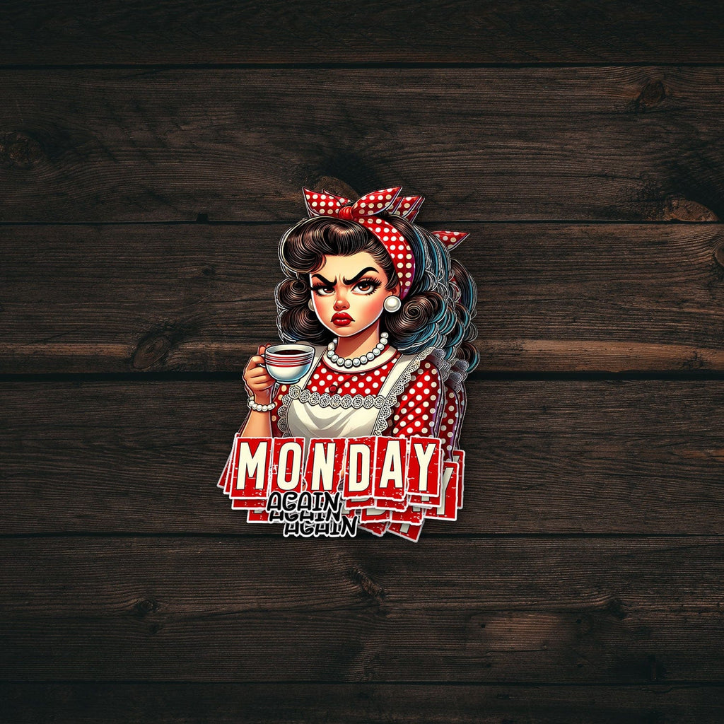 Coffee Monday Again Sticker