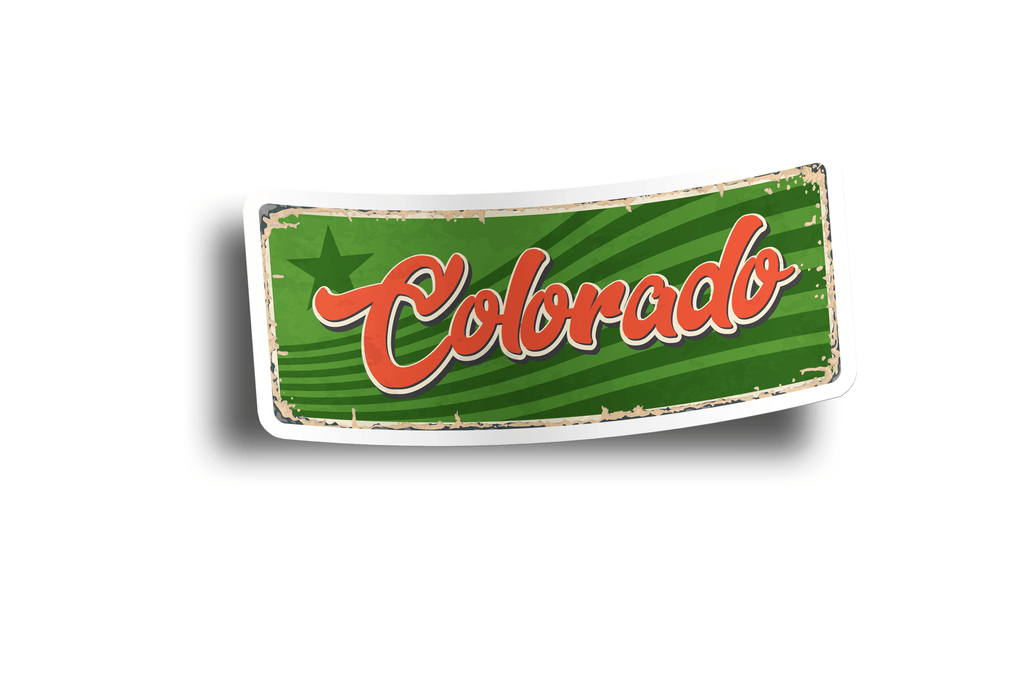 Colorado State Vintage Sticker