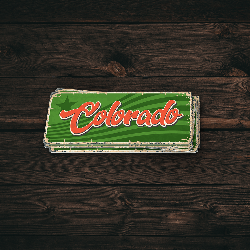 Colorado State Vintage Sticker
