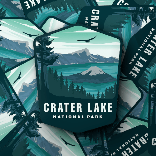 Crater Lake National Park Sticker