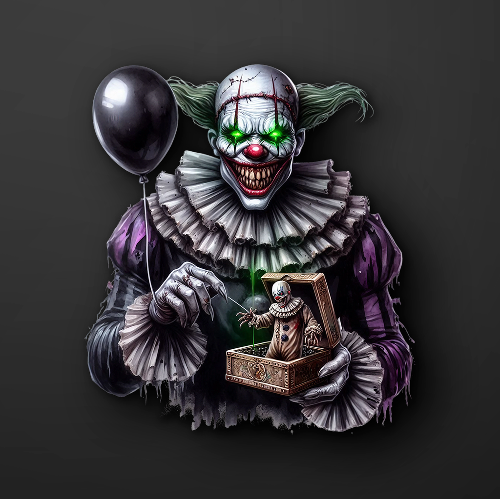 Creepy Clown Sticker