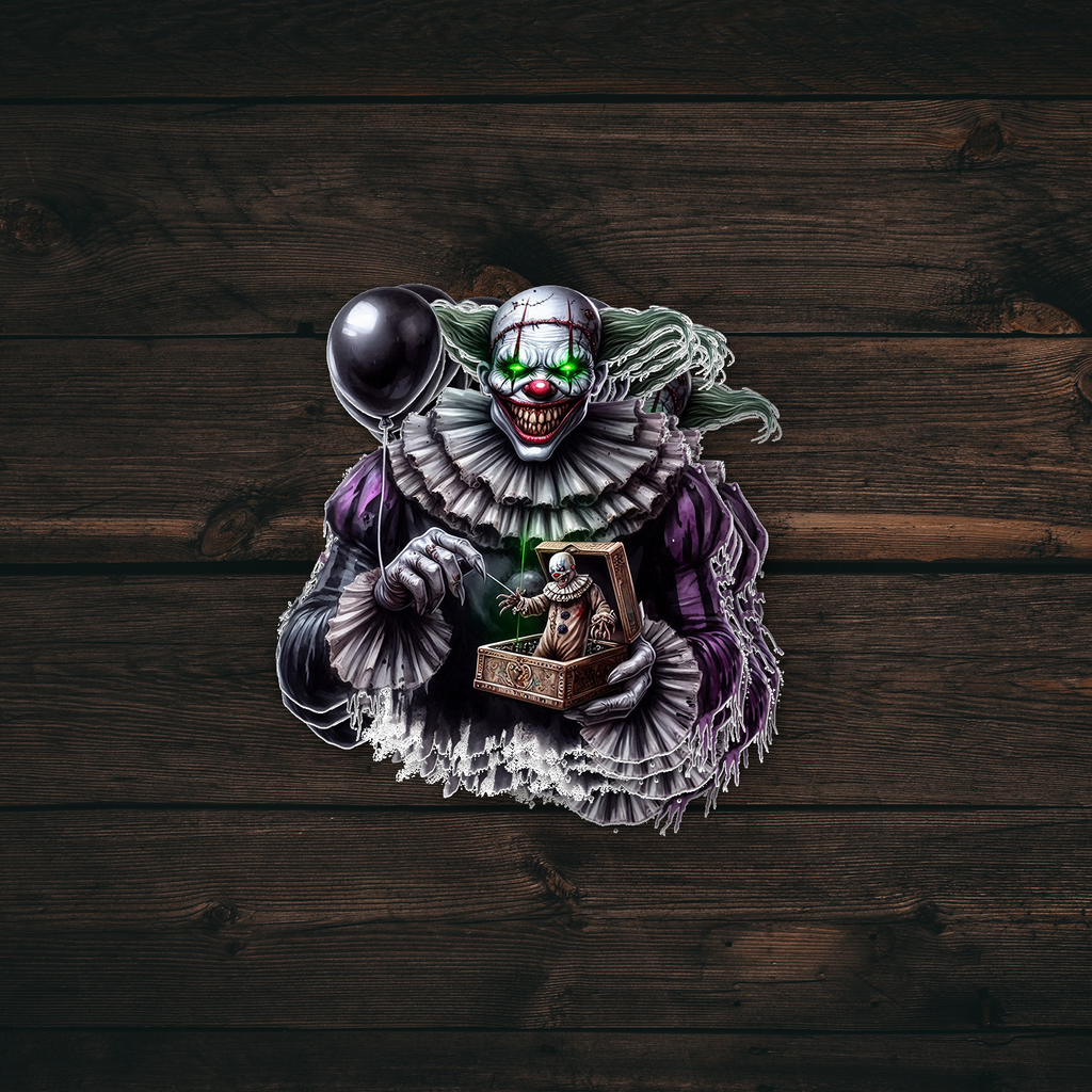 Creepy Clown Sticker