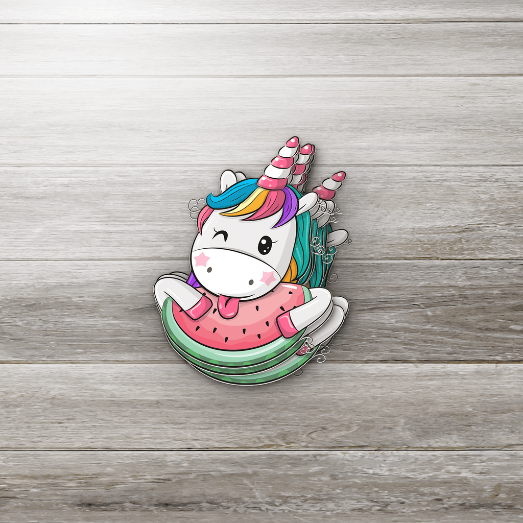 Unicorn Watermelon Sticker