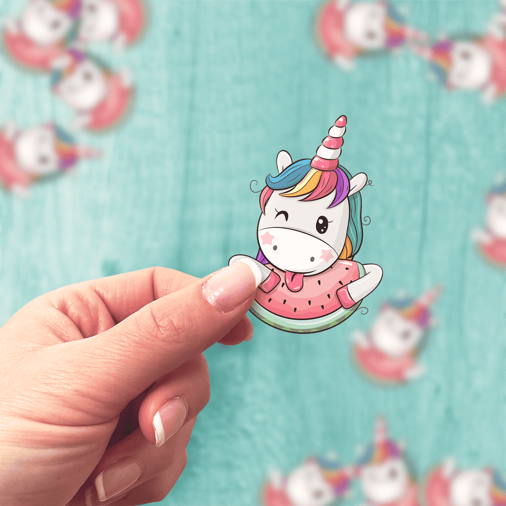 Unicorn Watermelon Sticker