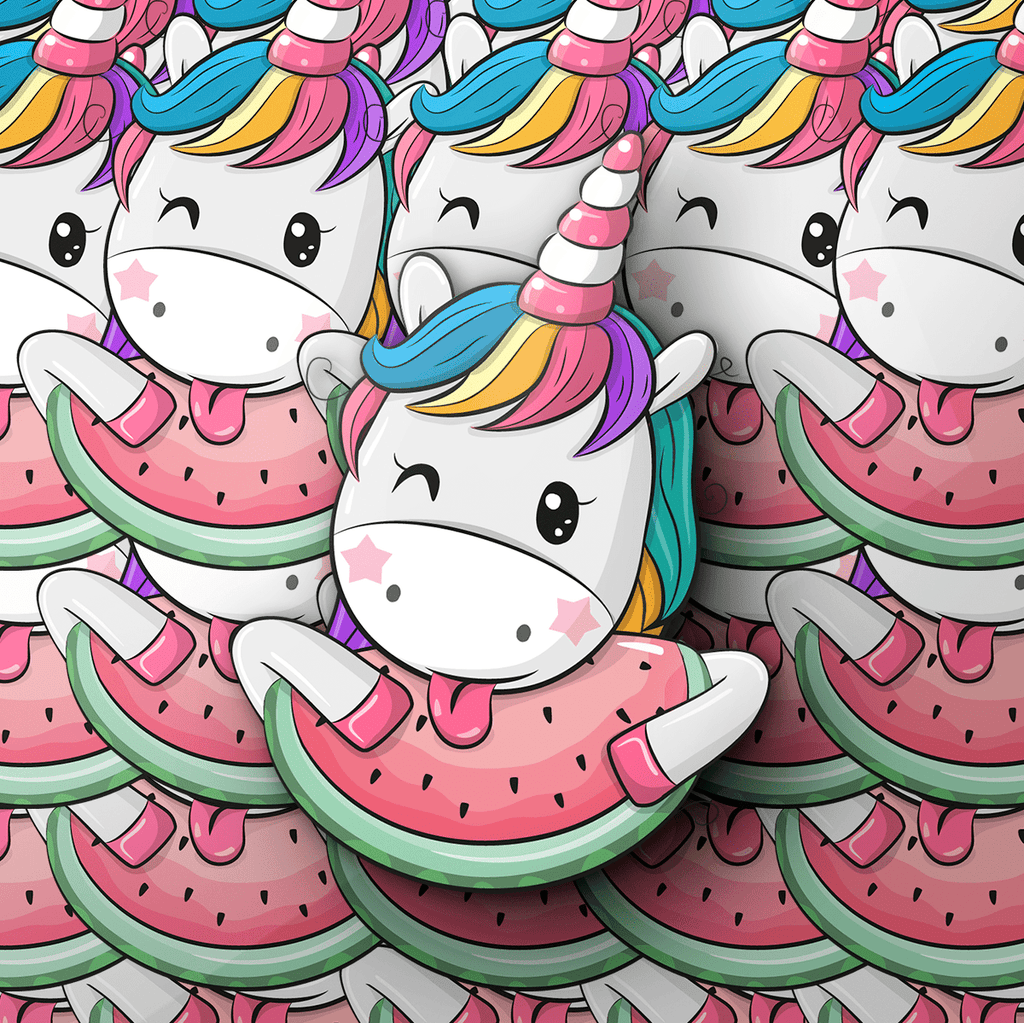 Unicorn Watermelon Sticker