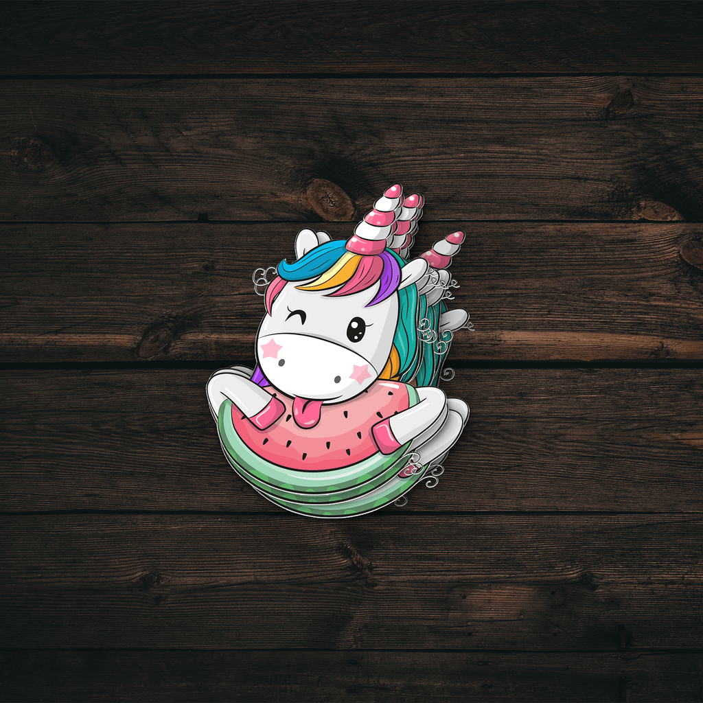 Unicorn Watermelon Sticker