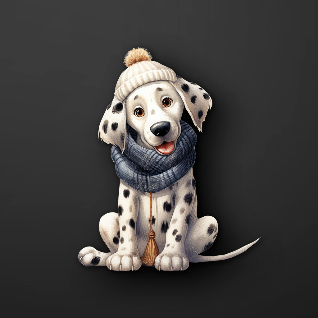 Dalmatian Dog Sticker