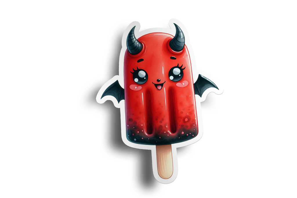 Little Devil Popsicle Kid Sticker