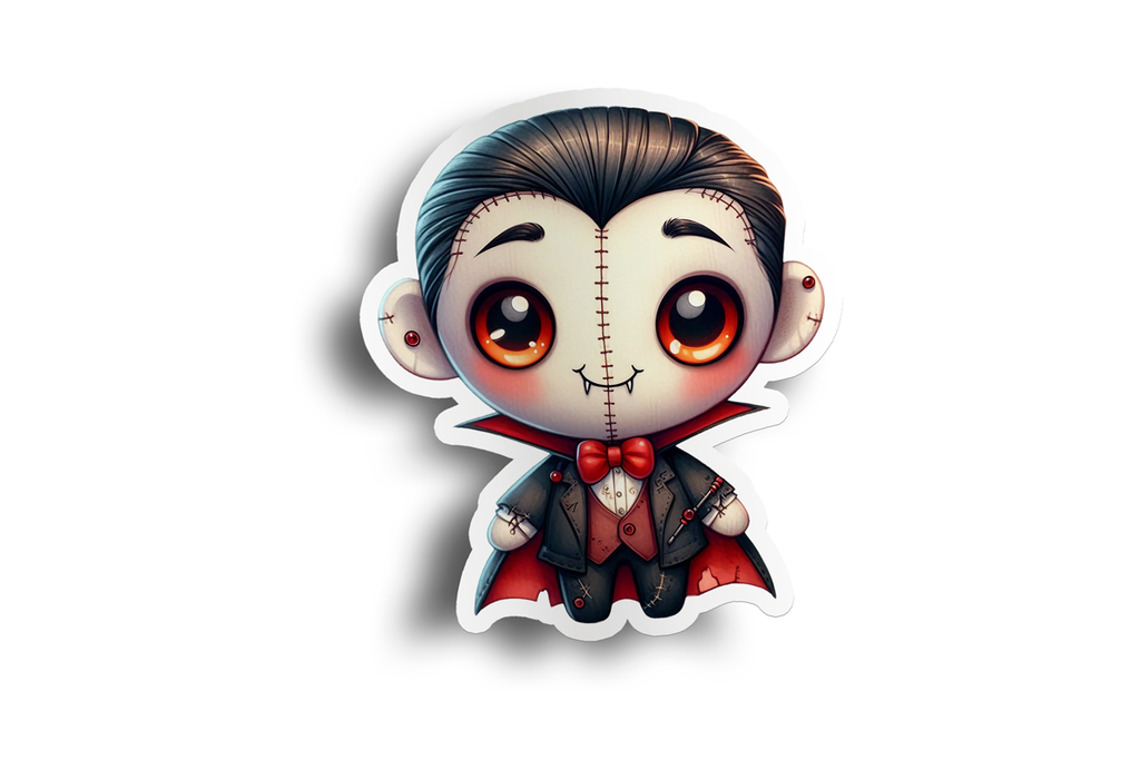 Count Dracula Voodoo Sticker 