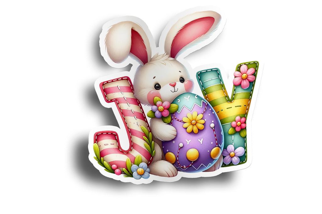 Easter Bunny Joy Sticker