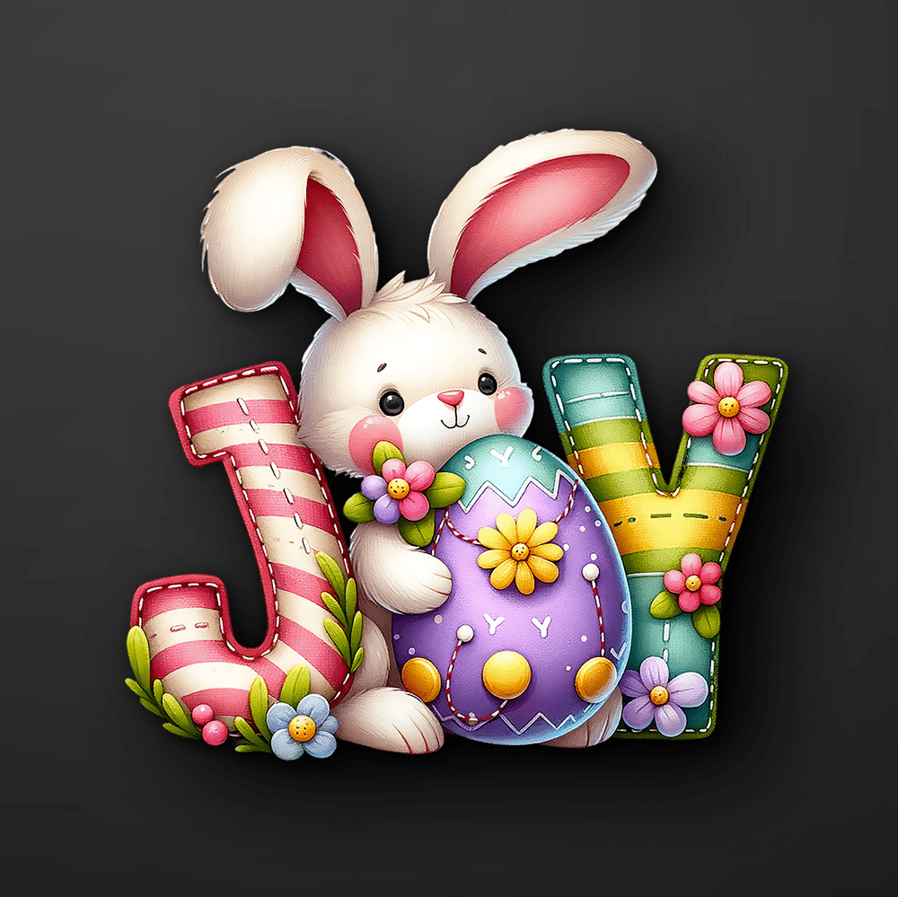 Easter Bunny Joy Sticker