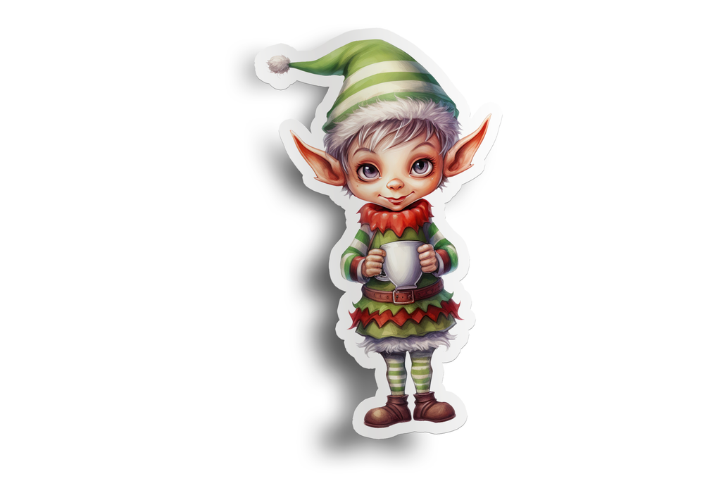 Christmas Elf Sticker