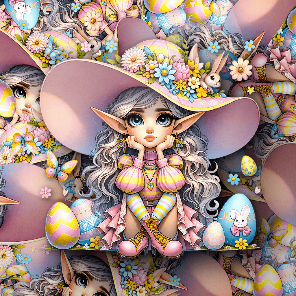 Elf Easter Sticker