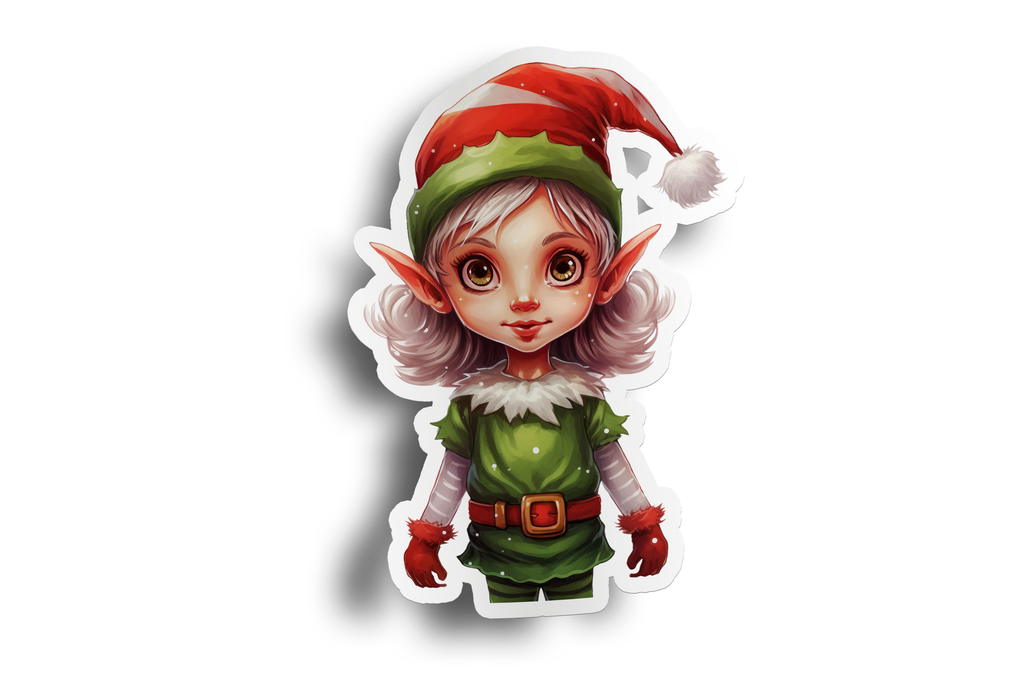 Girl Elf Sticker